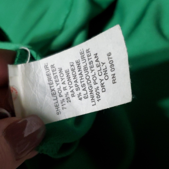 Green Form Fitting Dress - Picture 6 of 7